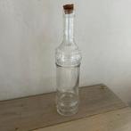 Waterfles, karaf, fles, 600 ml, glas met kurk, Ophalen of Verzenden, Zo goed als nieuw, Overige typen