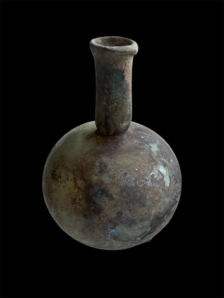 Romeinse bolvormige fles, 1ste-3de eeuw bodemvonsst, Ophalen of Verzenden