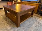 Teak houten salontafel, Huis en Inrichting, Tafels | Salontafels, Ophalen, 50 tot 100 cm, 50 tot 75 cm, 50 tot 100 cm