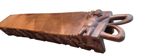 Besnijdenisbank Burkina Faso - Afrikaanse Kunst, Antiek en Kunst, Kunst | Beelden en Houtsnijwerken, Ophalen of Verzenden