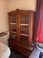 Brocante Queen Ann Vitrinekast - Landelijke Stijl, Ophalen of Verzenden