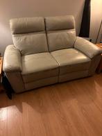 Bank met elektrische relaxfunctie, Huis en Inrichting, Banken | Bankstellen, Ophalen, Gebruikt, Tweepersoons, Rechte bank
