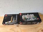 Lego architecture 2 lege dozen en boekjes 21028  21045, Ophalen of Verzenden, Gebruikt, Lego