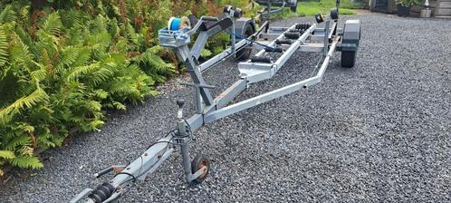 2 trailers 1 met kenteken en 1 zonder, Watersport en Boten, Boottrailers, Zo goed als nieuw, Minder dan 1500 kg, Minder dan 6 meter