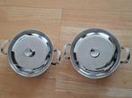 alessi dekschalen, Huis en Inrichting, Ophalen of Verzenden, Zo goed als nieuw, Rvs, Overige typen
