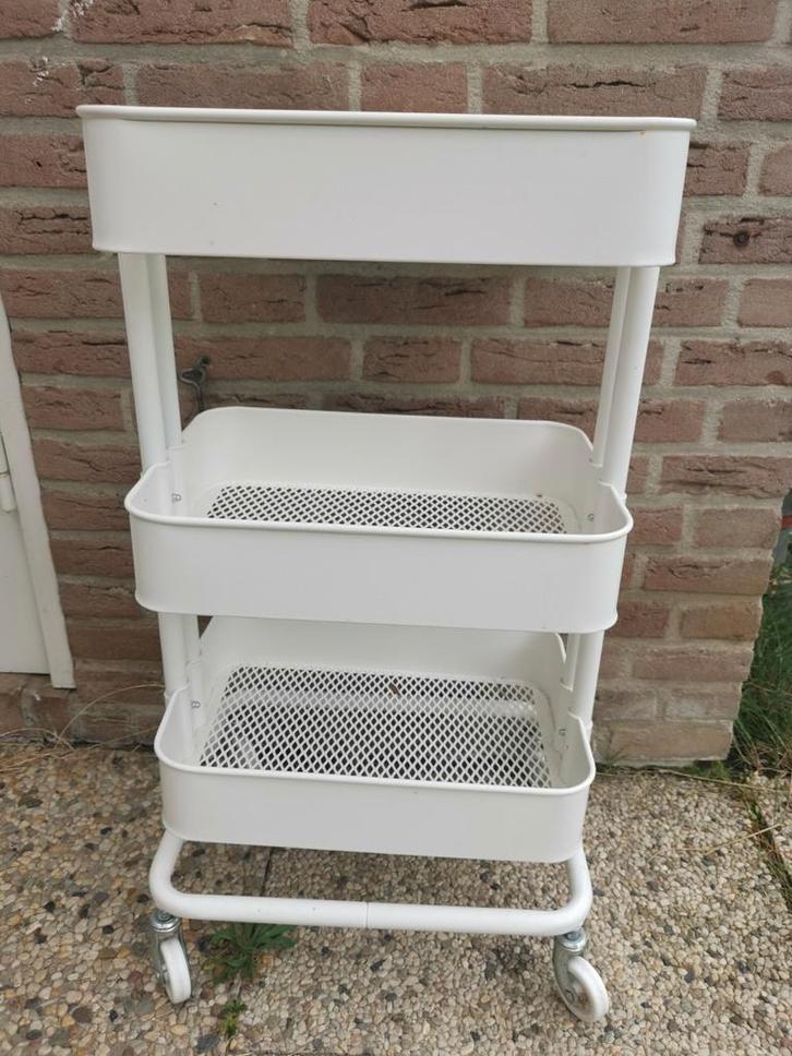 Rolwagen, Huis en Inrichting, Woonaccessoires | Etagères, Gebruikt, Ophalen