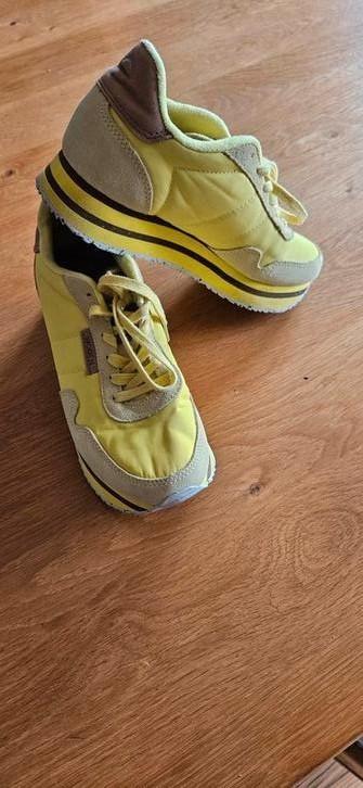 Woden sneakers, geel, maat 37  beschikbaar voor biedingen