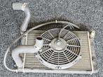 Radiator 430 mm met fan golf 1 en 2, zie foto, Ophalen of Verzenden