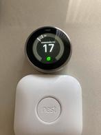 Google Nest thermostaat, Doe-het-zelf en Verbouw, Thermostaat, Minder dan 30 cm, Minder dan 60 cm, Ophalen of Verzenden