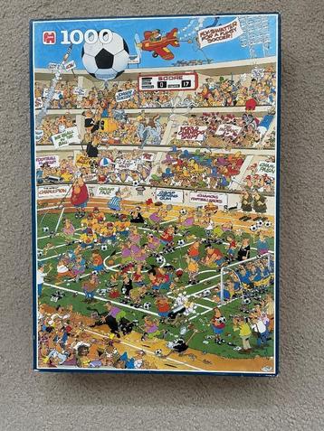 Puzzel Jan van Haasteren. - totaal voetbal 100 stukjes beschikbaar voor biedingen