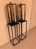 Zuilen met grote kandelaren, Huis en Inrichting, Woonaccessoires | Zuilen en Pilaren, Ophalen, Zo goed als nieuw
