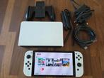 Nintendo switch oled mario wonder mogelijk met 4 top games, Ophalen, Zo goed als nieuw, Met 1 controller, Switch OLED