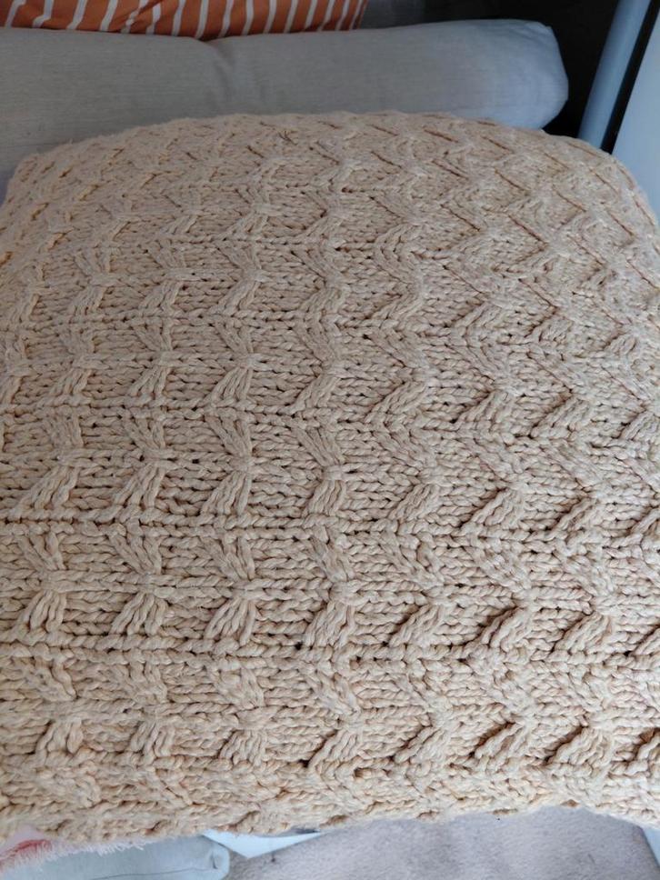 Nieuwe Kussens - jute/zandkleur 58cmx53cm, Huis en Inrichting, Woonaccessoires | Kussens, Nieuw, Beige, Vierkant, Ophalen of Verzenden
