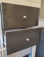 Ladeset inzet lades kallax grijs hoogglans, Huis en Inrichting, Ophalen, Minder dan 50 cm, Zo goed als nieuw, Minder dan 100 cm