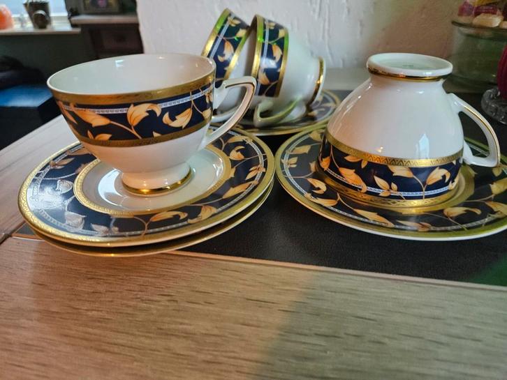 Heinrich Winterling Kop en Schotel Set (4), Antiek en Kunst, Antiek | Servies los, Ophalen of Verzenden