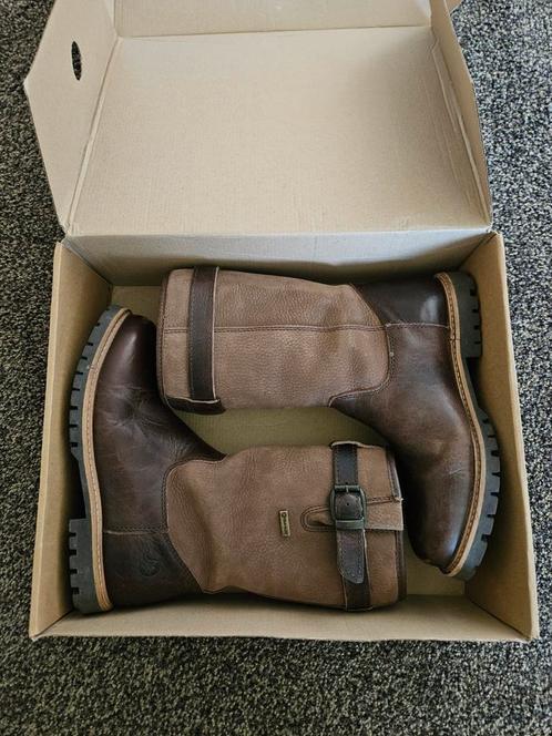 Leren Travelin laarzen maat 38 wolgevoerd, Kleding | Dames, Schoenen, Zo goed als nieuw, Hoge laarzen, Bruin, Ophalen of Verzenden