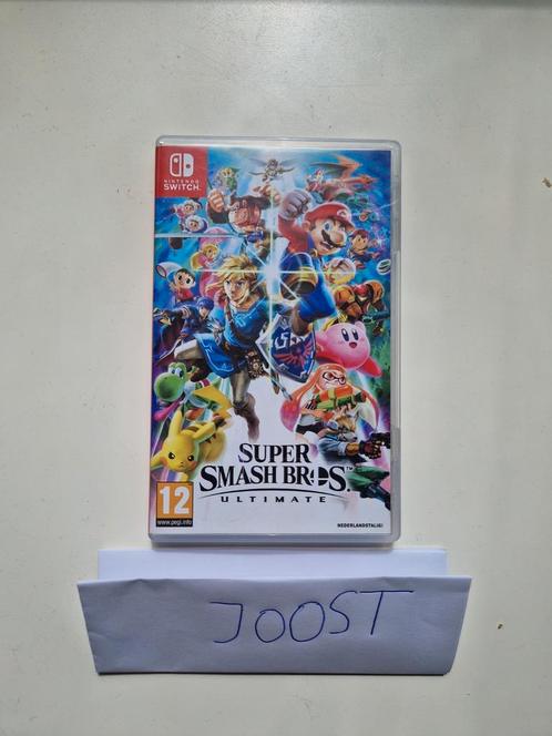 Super smash bros ultimate Nintendo switch compleet, Spelcomputers en Games, Games | Nintendo Switch, Zo goed als nieuw, Vechten