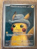 Pikachu with Grey Felt Hat ENG 085 Pika - Portrait Van Gogh, Hobby en Vrije tijd, Verzamelkaartspellen | Pokémon, Ophalen of Verzenden