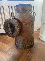 Oude verkoperde melkbus ophalen, Ophalen of Verzenden, Koper