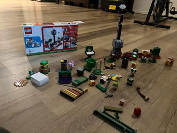 Lego supermario - thwomp drop inclusief Luigi beschikbaar voor biedingen