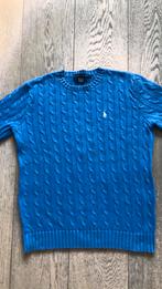 Ralph Lauren kabelknit blauw mt S, Kleding | Heren, Truien en Vesten, Ophalen of Verzenden, Zo goed als nieuw