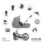 Mutsy iGo Kinderwagen, Kinderen en Baby's, Kinderwagens en Combinaties, Ophalen, Gebruikt, Verstelbare duwstang, Combiwagen