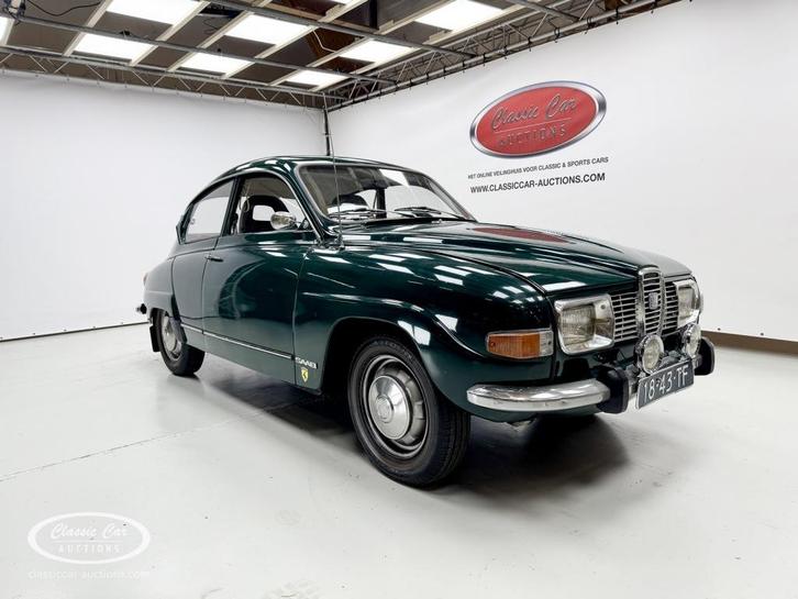 Saab 96   - ONLINE AUCTION, Auto's, Oldtimers, Bedrijf, Saab, Benzine, Hatchback, Handgeschakeld, Origineel Nederlands, Groen