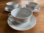 3 Kop en schotel : winterling Bavaria : van Nelle Thea time, Ophalen of Verzenden, Zo goed als nieuw, Porselein, Kop en/of schotel