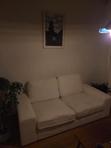 Witte Ikea KIVIK 2 zits Bank - afbeelding 2