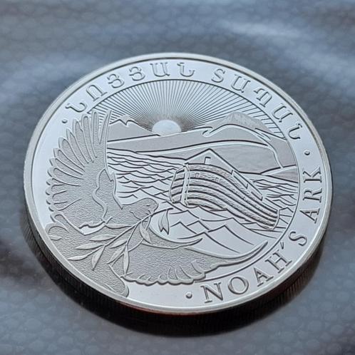 2025 Ark van Noah - 1 oz zilver, Postzegels en Munten, Munten | Europa | Niet-Euromunten, Losse munt, Overige landen, Zilver, Verzenden
