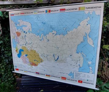 wandkaart Rusland, Oekraïne, Armenië"  beschikbaar voor biedingen