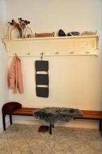 Houten antiek kapstok. 1.90 lang, Huis en Inrichting, Woonaccessoires | Kapstokken, Gebruikt, 150 tot 200 cm, Hout, Ophalen