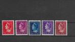 Nederland 1947, NVPH D20 t/m D24, Gestempeld., Postzegels en Munten, Verzenden, Na 1940, Gestempeld