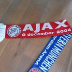 Wedstrijdsjaal Ajax - Bayern Munchen 2004, Verzamelen, Sportartikelen en Voetbal, Ophalen of Verzenden, Nieuw, Ajax, Vaantje of Sjaal