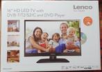 Te Koop Lenco camping 16'' HD led tv met DVD speler, Overige merken, Full HD (1080p), Ophalen of Verzenden, Zo goed als nieuw