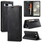 Luxe Flip Case + Screen Protector for Google Pixel 7A _Black, Verzenden, Nieuw, Hoesje of Tasje