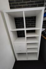 Kallax kast wit 77 x 147 met 2 lades en 2 schap verdelers., Huis en Inrichting, Kasten | Boekenkasten, 50 tot 100 cm, 25 tot 50 cm