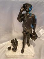 Bronzen Beeld 'De Waterdrager' Paul Dubois Stijl, Ophalen of Verzenden