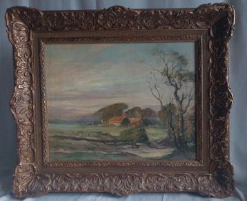 Romke Faber (1884 - 1953) - Friese platteland - 1930 beschikbaar voor biedingen