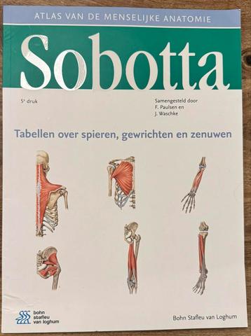 Sobotta Atlas Menselijke Anatomie, tabellen over spieren, 5e beschikbaar voor biedingen