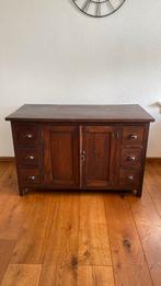 Teakhouten dressoir, Ophalen, Zo goed als nieuw, 25 tot 50 cm, 200 cm of meer