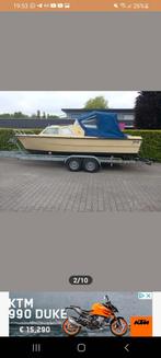 orca   6 meter   9.9 pk yamaha, Watersport en Boten, Gebruikt, Ophalen of Verzenden, Buitenboordmotor, Polyester
