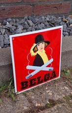 Tof emaille reclamebord Belga sigaretten., Reclamebord, ., Nieuw, Ophalen of Verzenden