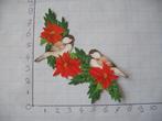 nr. 653 - uitgeknipt 3d plaatje kerst, Hobby en Vrije tijd, Kaarten | Zelf maken, Ophalen of Verzenden, Nieuw, Kerst, Knipvel