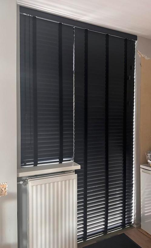 Houten jaloezieën // raambekleding, Huis en Inrichting, Stoffering | Gordijnen en Lamellen, Zo goed als nieuw, 200 cm of meer