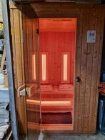 Sauna infra rood cabine (korte golf) 2 pers, Sport en Fitness, Sauna, Complete sauna, Infrarood, Gebruikt, Ophalen