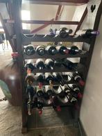 Antiek middeleeuws wijnrek voor 36 flessen, Ophalen of Verzenden, Zo goed als nieuw, 25 flessen of meer, 75 cm of meer