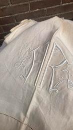 Vintage Frans laken 2x prijs per stuk, Antiek en Kunst, Antiek | Kleden en Textiel, Ophalen of Verzenden