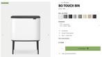 Brabantia Bo Touch Bin, Ophalen, 50 tot 75 cm, Zo goed als nieuw, Rvs