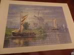 Puzzel schepen in kalm water (Waterland) 1000 stukjes, Hobby en Vrije tijd, Denksport en Puzzels, Ophalen of Verzenden, 500 t/m 1500 stukjes